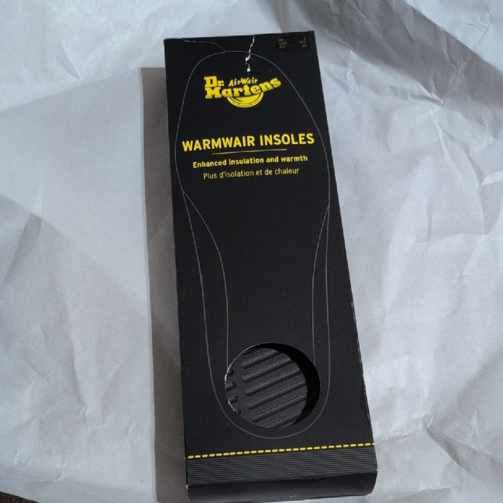 Dr. Martens Black WarmWair Insoles